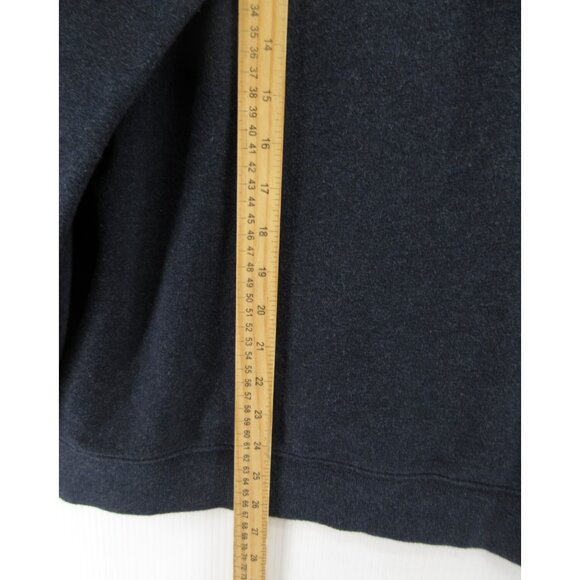 Naadam Sweater Large Cashmere Cotton 1/4 Zip Pullover Minimalist Knit - Picture 4 of 10